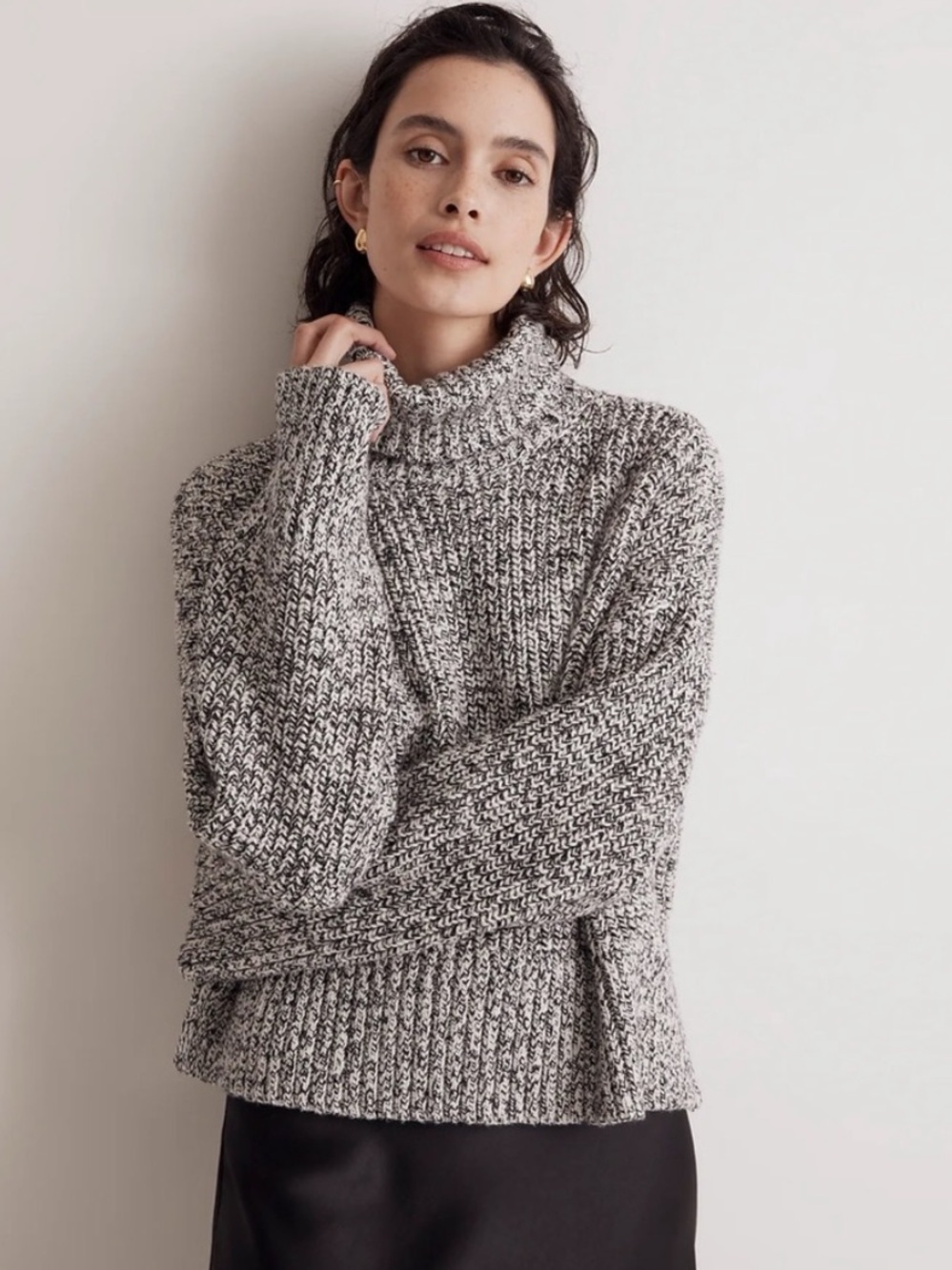 Madewell Marled Turtleneck Sweater